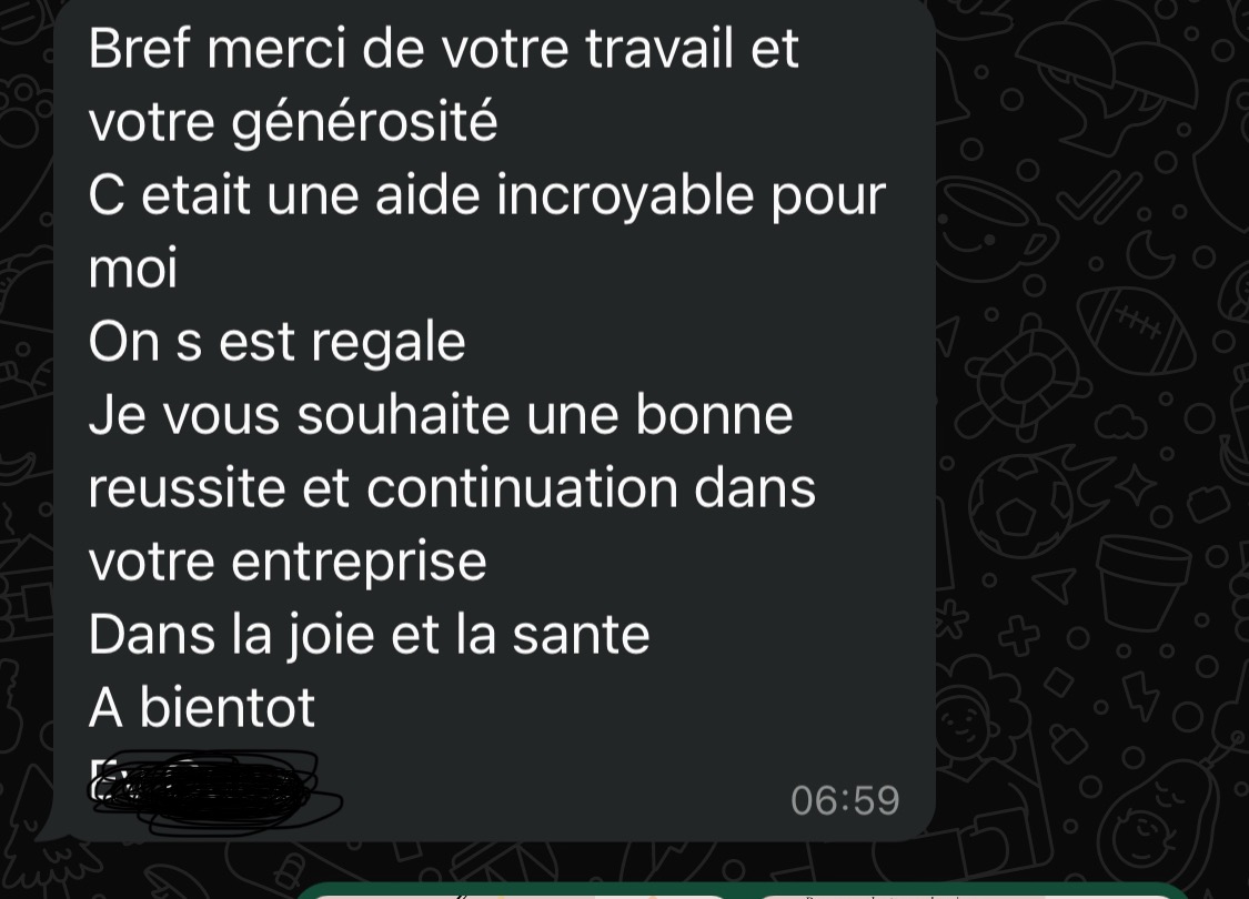Avis client