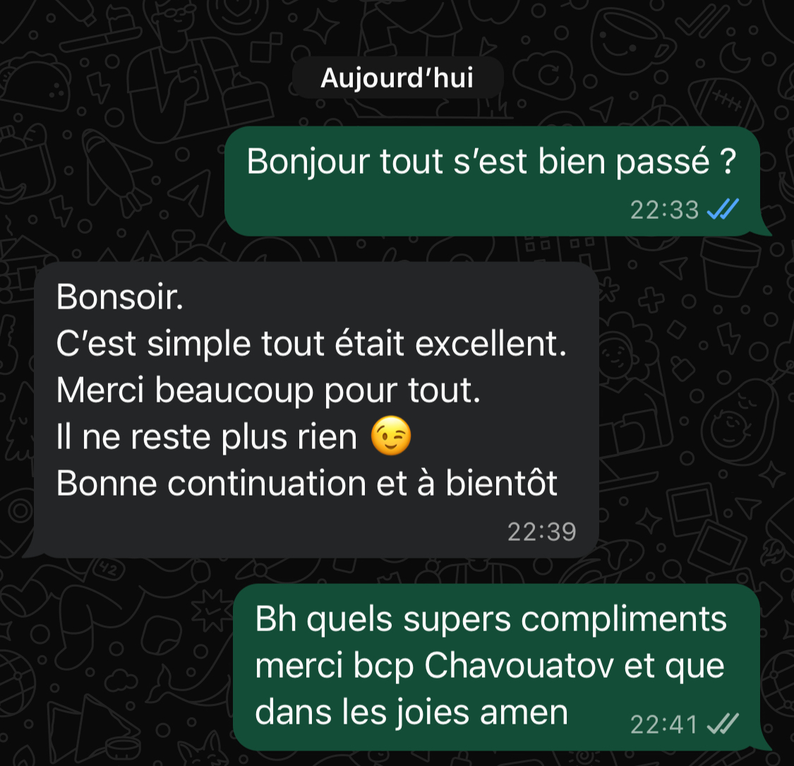 Avis client