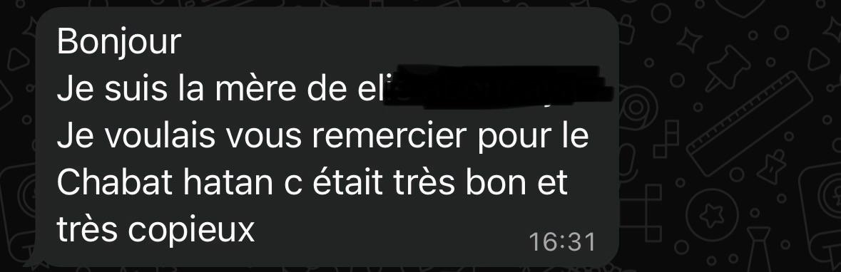 Avis client