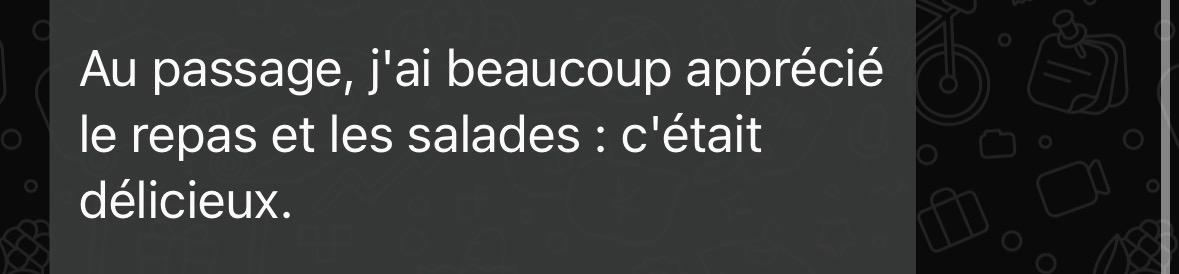 Avis client