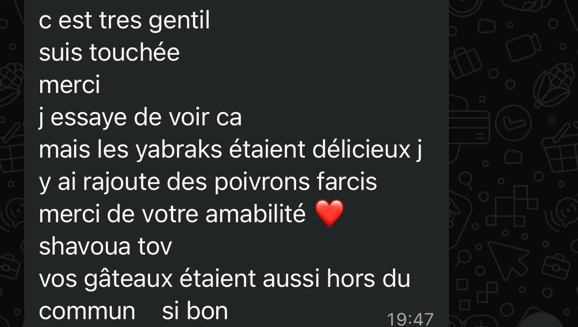 Avis client